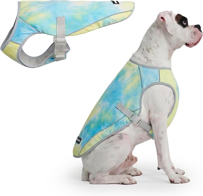 Spark Paws Dog Cooling Vest - SPF 50 UV Sun Protection - Summer Heat Relief Gear for Dogs, Lightweight, Evaporative Coolin...