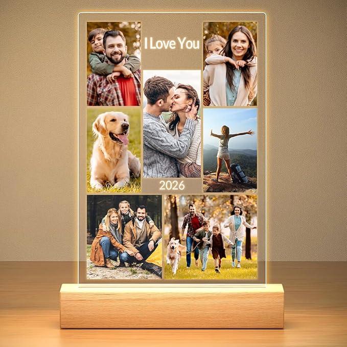 KoxSmar Custom Picture Frame, Custom Photo Frame, Personalized Picture Frames, Personalized Anniversary Birthday Gifts for...