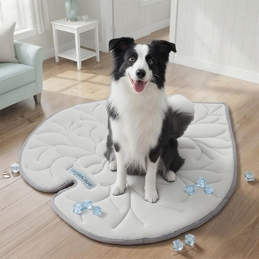 Vagascape Dog Cooling Mat, Washable Pet Cooling Mat, 47" x 45" Thick & Durable Large Cooling Mat for Dogs, Portable Foldab...