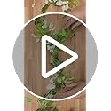 SLanC Wisteria Garland Artificial Flowers Wisteria Vine - 5Pcs Total 33ft Fake Wisteria Hanging Flower