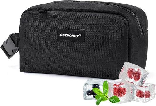 Freezable Lunch Bag,Freezable Snack Bag,Mini Cooler Bag for Travel/Work/School,Small Insulated Bag,Small Cooler Lunch Box ...