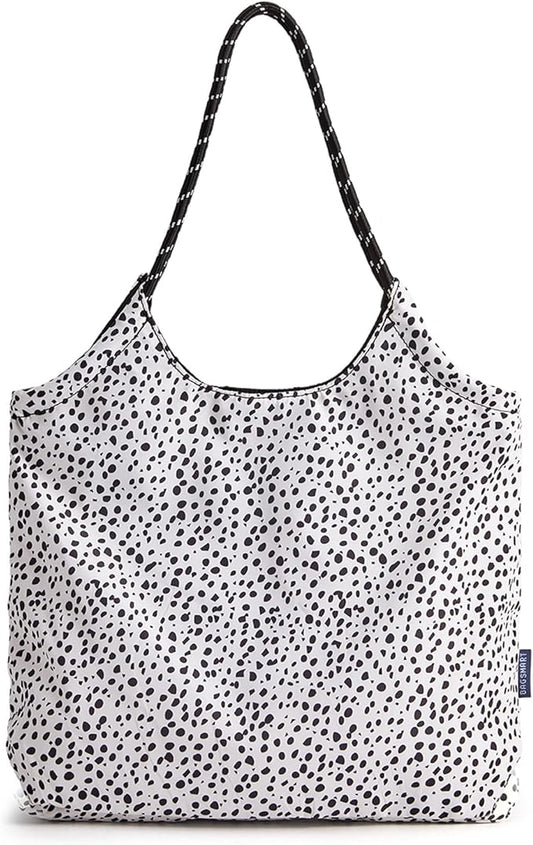 BAGSMART Beach Bags for Women, Beach Tote Bag Beach Bag with Zipper Travel Tote Bag for Women Sandproof Swim Pool Bag | Pa...