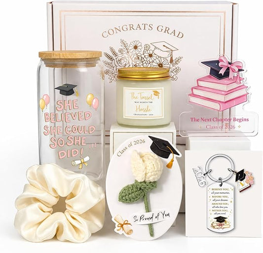 MHSMHL Graduation Gift for Her 2026, College High School Graduation Gifts, Class of 2026 Graduation Gift Box Set for Girls...