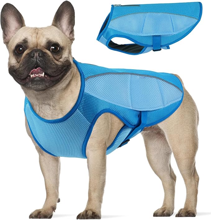 ROZKITCH Dog Cooling Vest, Evaporation Cooler Jacket with Adjustable Buckle for Outdoor Hunt Camp Training Reflective Desi...