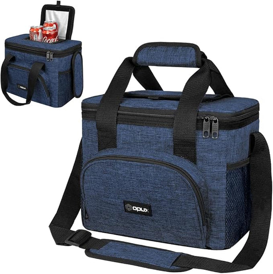 OPUX Soft Cooler Bag, Insulated Collapsible Lunch Cooler Bag for Men Work Camping Beach Travel, Portable Soft Sided Leakpr...