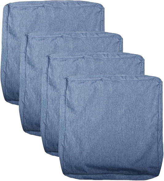 youngseahome Patio Seat Cushion Covers,Washable Slip Covers Replacement,Waterproof Outdoor Furniture Chair Cushion Pillow ...