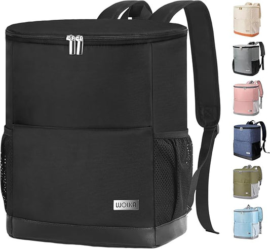 Insulated Cooler Backpack Outdoor - Leak Proof Backpack Cooler 30 Cans, Waterproof Lightweight Cooler Bag for 12h Hot/Cold...