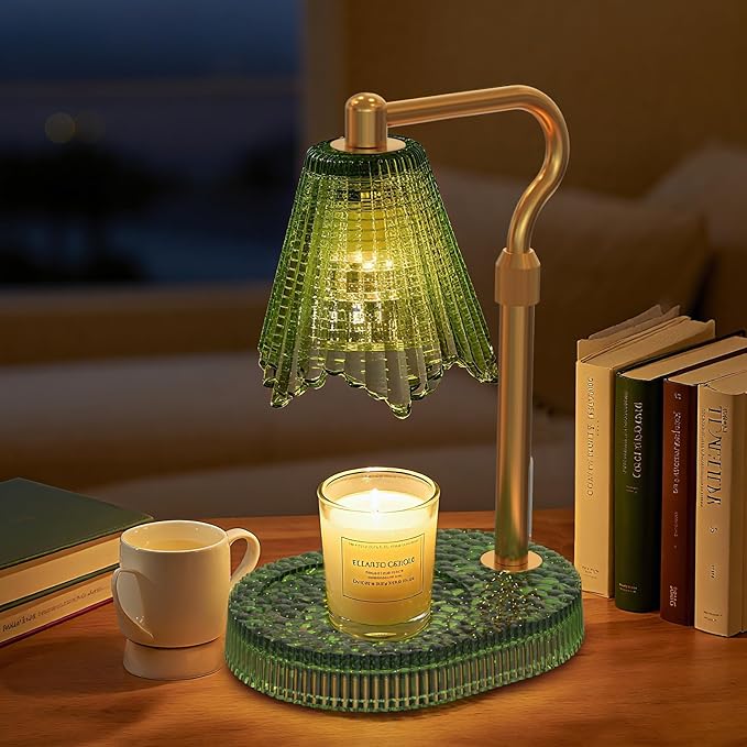 WYghyronic Candle Warmer Lamp with Timer & Dimmable 4-Level Brightness - Adjustable Height,for New Home Bedroom, Gifts for...