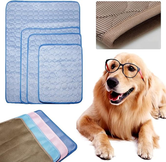 NianYi Pet Self-Cooling Pad, Pet Self-Cooling Mat, Summer Ice-Cooling Bed Mat for Cats, Summer Ice-Cooling Bed Mat for Dog...