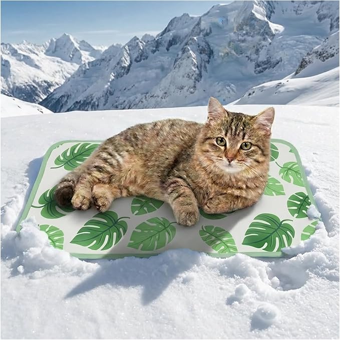 Dog Cooling Mat for Dogs & Cats, Soft Breathable Cooling Pad for Dog Bed, 23"x18" Self Cooling Crate Mat for Dogs, No Gel ...