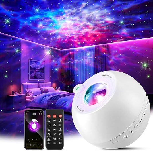 One Fire Galaxy Projector Star Projector Teen Girl Gifts for Boys Gift Ideas Women Gifts Birthday Gifts 360 Effects Northe...