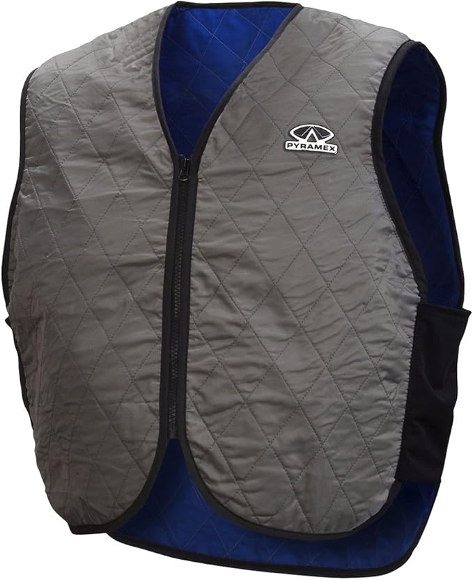 Pyramex Safety CV112M Light Weight Durable Body Cooling Vest, Medium, Lime