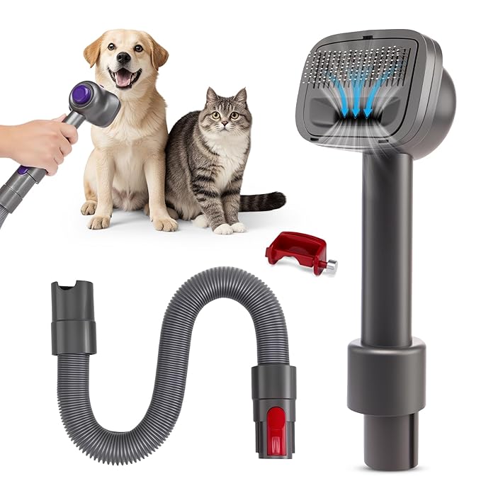 LBLVBNEWD Pet Grooming Kit for Dyson V7 V8 V10 V11 V12 V15 Gen5 Accessories, Dog Brush Vacuum Attachment-Dog and Cat Hair ...