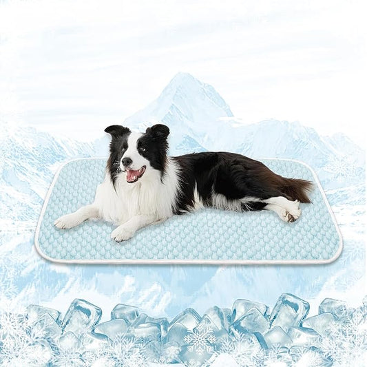 MICROCOSMOS Pet Cooling Mat & Sleeping Pad- Breathable Bubble Surface, EZ Clean. Keep Cooling for Pets, Kids and Adults in...