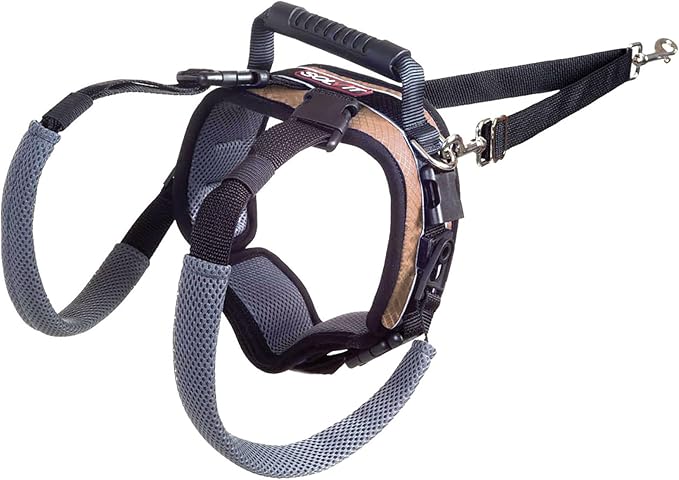 PetSafe Adjustable Dog Lifting Harness - Senior & Disabled Dog Rear Mobility Support - Easy-Fitting, Breathable Belly Stra...