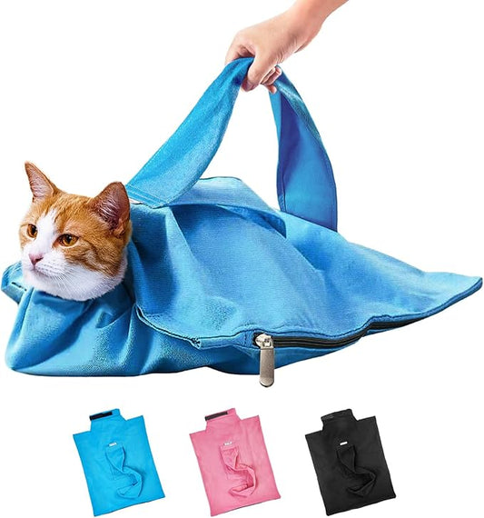 Cat Carrier Pouch, Soft Cat Bag Carrier for Bonding & Stress-Free Vet Visits, Cozy Cat Pouch Carriers to Comfort and Cuddl...