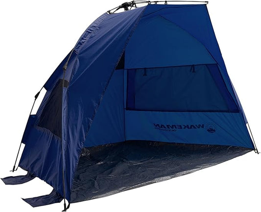 Beach Tent Sun Shelter - UPF50+ UV Protection Portable Sun Canopy for Beach Cabana - 2-3 Person Pop Up Beach Tent - Beach ...