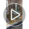 Delamu 2-Tier Multi-Purpose Bathroom Under Sink Organizers and Storage, Stackable Kitchen Pantry Organization, Pull Out Me...