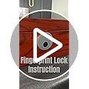 SYENS Wooden Jewelry Box Fingerprint Lockable 9-Layers Extra Large Capacity Jewelry Cabinet for Necklace/Rings/Pendants/Br...