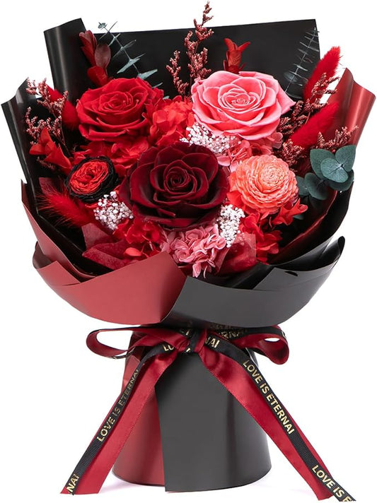 Bessol Flowers for Delivery Preserved Fresh Flower Bouquet Mothers Day Roses Gifts for Mom Birthday Flowers for Women Gran...