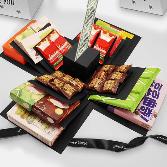 5-Layer creative explosion gift box, gift wrap box. Creating a 5-Layer of various gifts by yourself. An ideal, mysterious ...