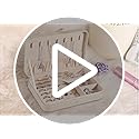 LANDICI Small Jewelry Box for Women Girls, PU Leather Travel Jewelry Case, Portable Jewelry Organizer Storage Holder Displ...