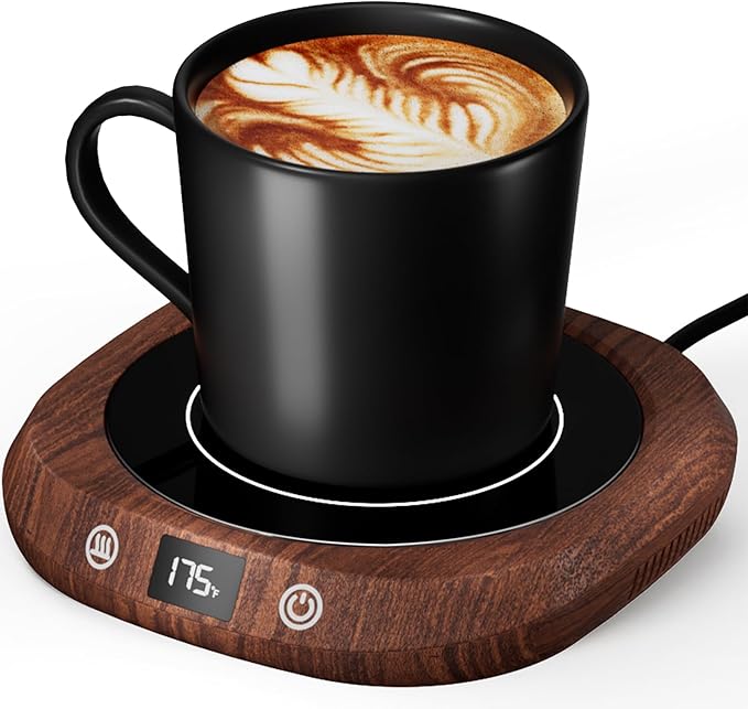 Coffee Mug Warmer - Coffee Cup Warmer for Desk Auto Shut Off, Smart Electric Candle Warmer Beverage Warmer for Coffee, Te...