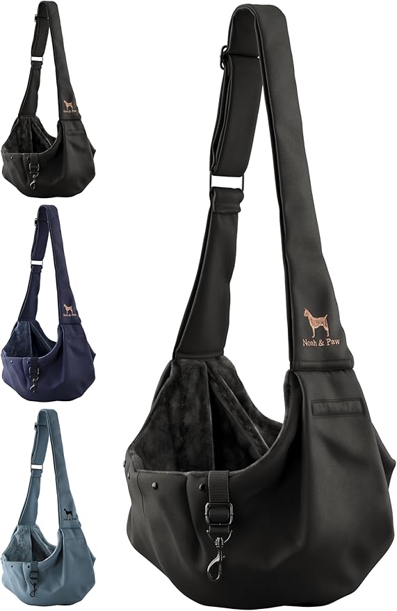 Noah & Paw Dog Sling Carrier for Small Dogs 5-18lb, Dog Sling for Small Dogs and Cats, Dog Carrier with Adjustable Padded ...