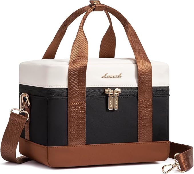 LOVEVOOK Insulated Lunch Box for Women Men, Reusable Lunch Bag with Large Capacity, Leakproof Cooler Lunch Tote for Work, ...