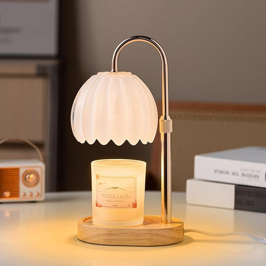 Heymirro Candle Warmer Lamp with Timer Dimmer Adjustable Height, for New Home Decor,Valentine's Day, Birthday Gifts for Wo...