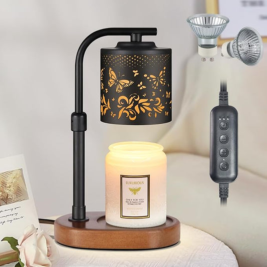 kobodon Candle Warmer Lamp with Timer,Birthday Gifts for Women Mom,Adjustable Height for Scented Jar Candles,Electric Cand...