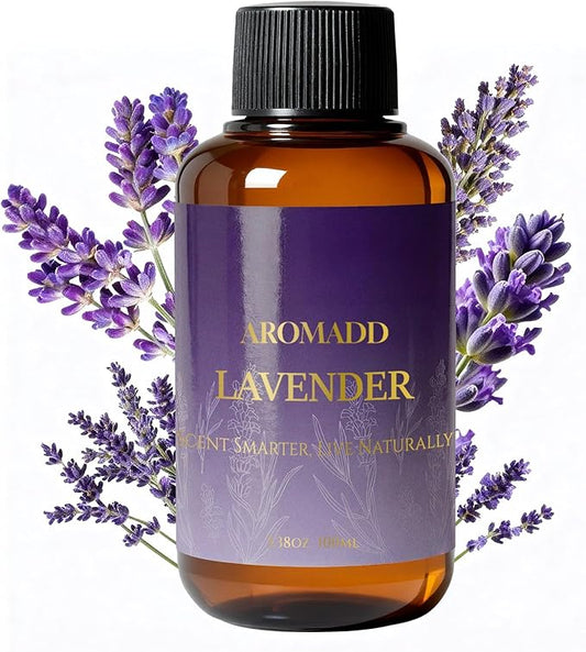 Aromadd Aromadd Lavender Diffuser Oil Inspired by Luxury Hotel Scent, Essential Oils for Waterless Diffuser, Pure Soothing...