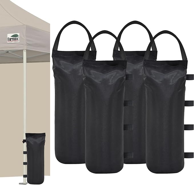 Eurmax USA 145 LBS Weight Capacity Pop up Gazebos Weights Sand Bags for Pop up Canopy Tent Pergola Outdoor Instant Canopie...