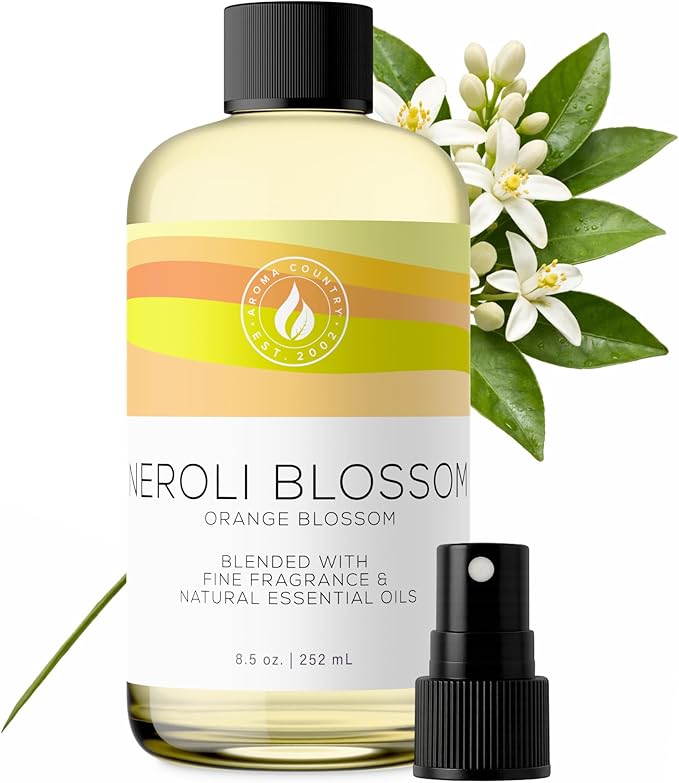 Aroma Country Neroli Blossom Diffuser Oil - Luxury Essential Oils for Diffuser Refill & Air Freshener Room Spray - Long-La...