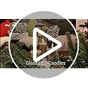 Rhytsing Gray Glass Battery Operated LED Candles with Remote, Flameless Candle Gift Set, Warm White Light - Include 6 Batt...