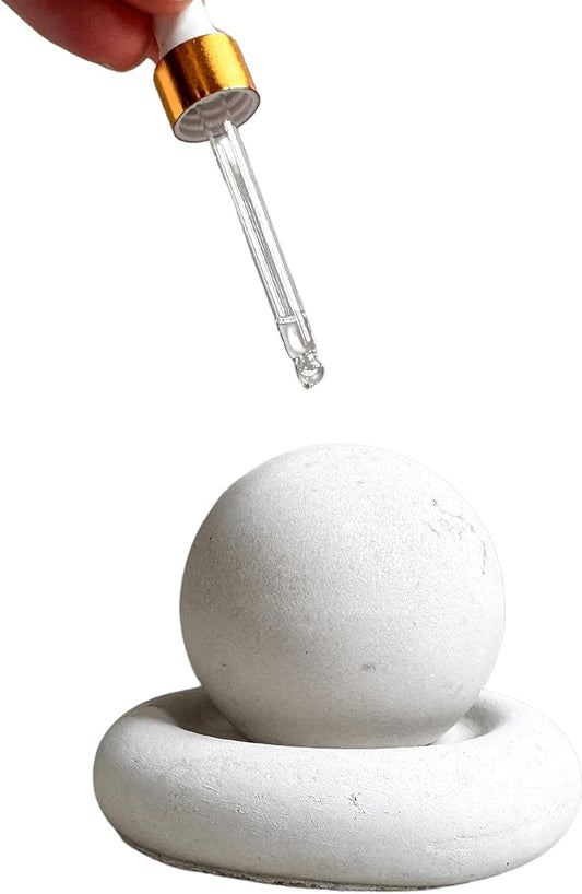 Concrete Essential Oil Diffuser, Aromatherapy Sphere, Passive Dome Diffuser, Cement Decor, Fragrance Air Freshener, Cement...