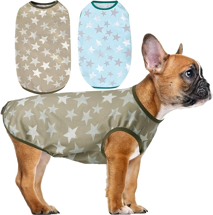 Lightweight Breathable Dog Cooling Shirts, Quick Dry Dog Sunscreen Shirt, Professional Pet Summer Vest for Small Medium La...