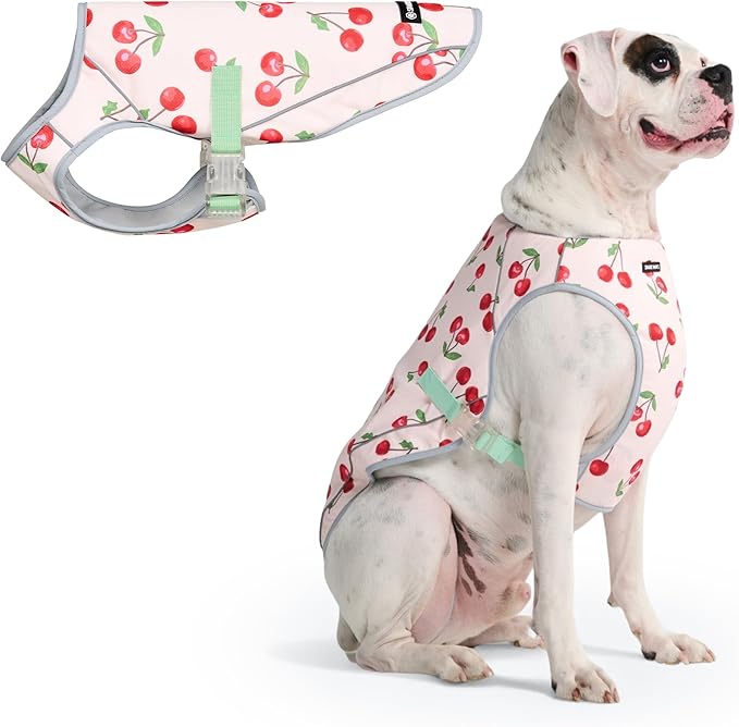 Spark Paws Dog Cooling Vest - SPF 50 UV Sun Protection - Summer Heat Relief Gear for Dogs, Lightweight, Evaporative Coolin...