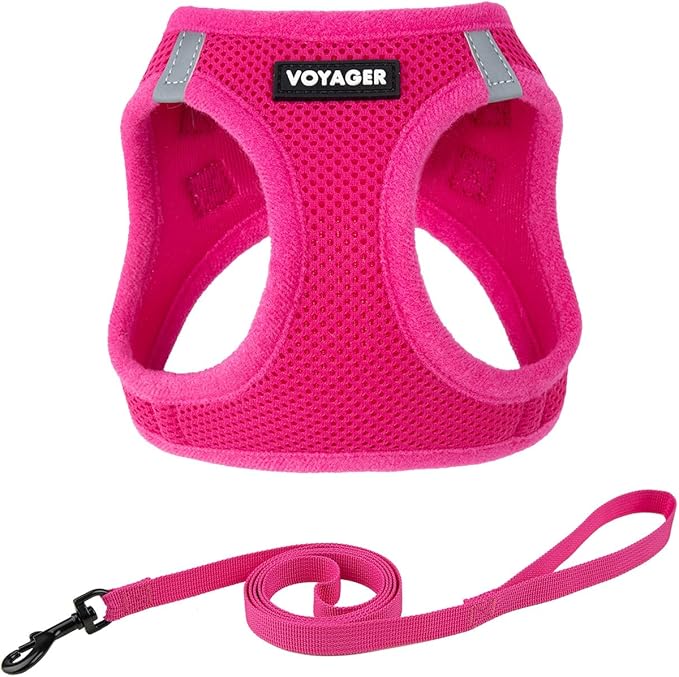 Voyager Step-in Pet Harness - All Weather Mesh, Adjustable Step in Harness for Cats and Dogs by Best Pet Supplies - 307S F...