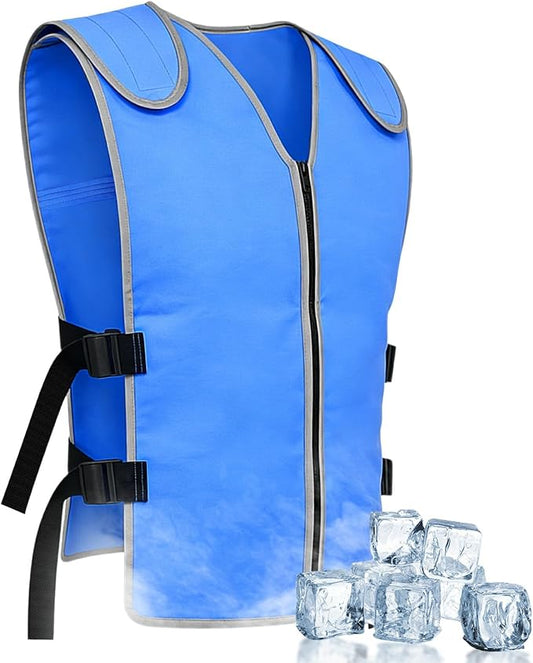 Loxiia Evaporative Cooling Vest for Men & Women, Water-Activated Cooling Vest for Hot Weather