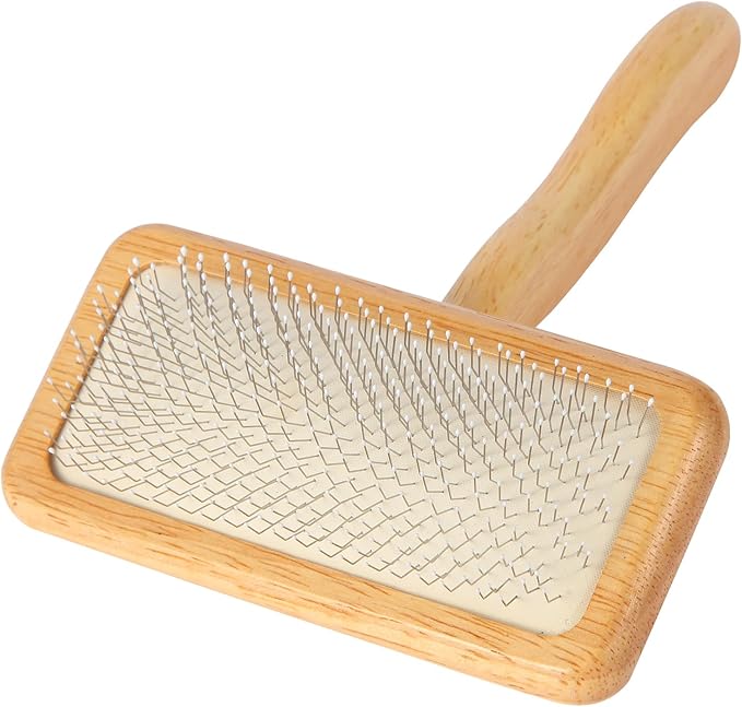 Dog Slicker Brush for Shedding & Grooming - Professional Dog Brush and Cat Brush with Coated Tips & Air-Cushion Design, De...