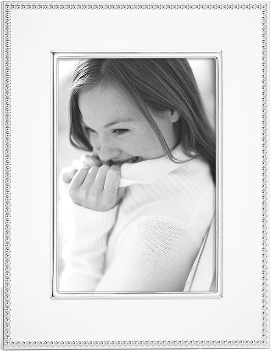 Reed & Barton Lyndon Silverplate 5" X 7" Photo Frame, 1.60 LB, Metallic
