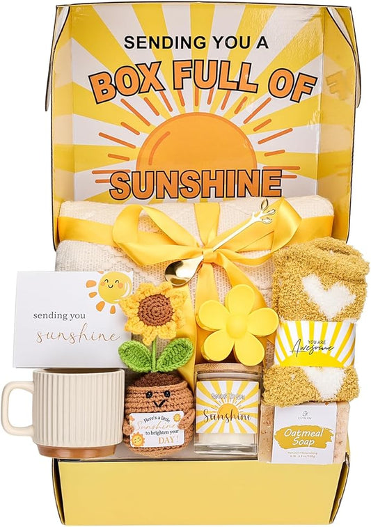 Gift Baskets for Women, Unique Birthday Gifts for Women,Get Well Soon Gift Basket,Mothers Day Gifts, Care Package Sending ...