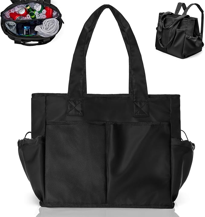 Odoland Soft Cooler Bag - Leakproof & Insulated, 2-in-1 Collapsible Design, Dry/Wet Separation, Large Soft Sided Cooler wi...