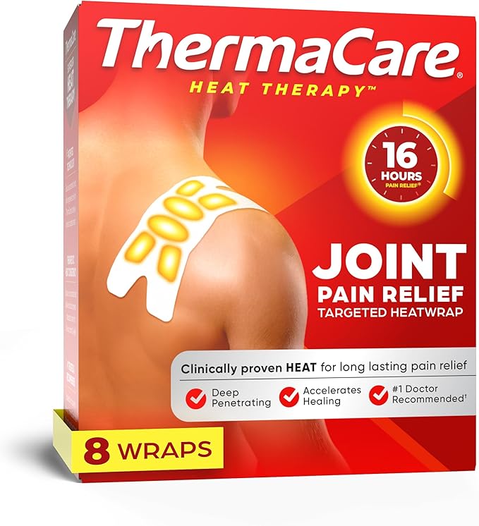 ThermaCare Portable Heating Pads - Adhesive, Disposable HeatWraps for Joint & Muscle Pain Relief - Multi-Purpose, Drug-Fre...