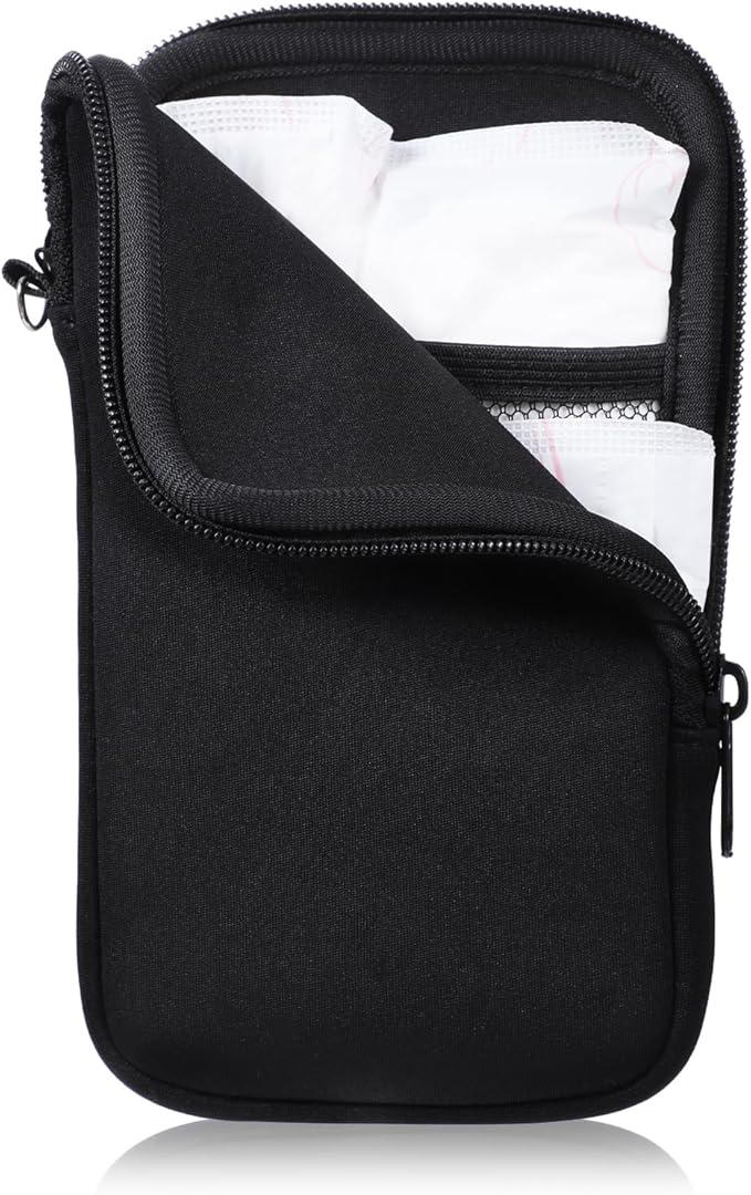 Tampon Storage Bag for Women Girls, Portable Tampons Bag Organizer Case, Travel-Friendly Discreet Menstrual Pad Pouches Ta...