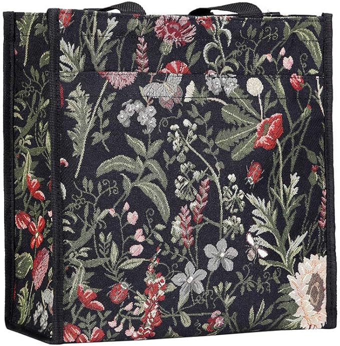 Signare Floral Shopping Tote Bag with Garden Flower Pattern