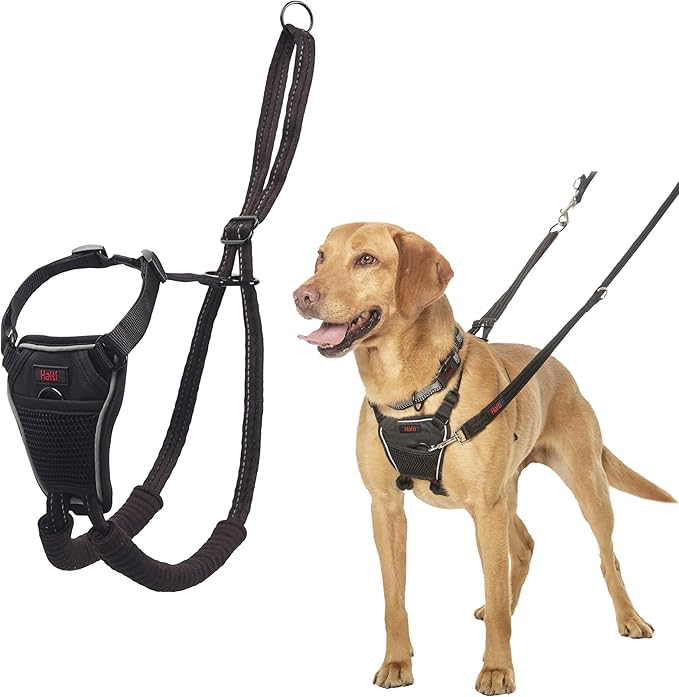 Halti No Pull Harness - Stop Your Dog Pulling on the Leash. Adjustable, Lightweight and Easy to Use. Reflective Dog Traini...