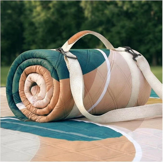RYCHIC Waterproof Picnic Blanket Outdoor Camping Beach Mat Extra Large Foldable Car Essential Roadtrip Gadget Rv Accessori...