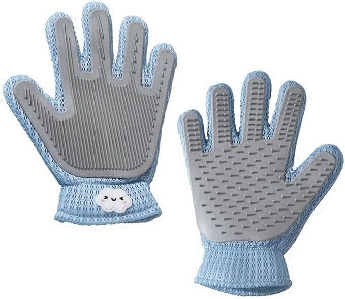 Guilinyuheng Pet Hair Remover Glove for Dogs & Cats, Upgraded Reusable 5-Finger, Gentle Deshedding Grooming Brush, Pet Hai...